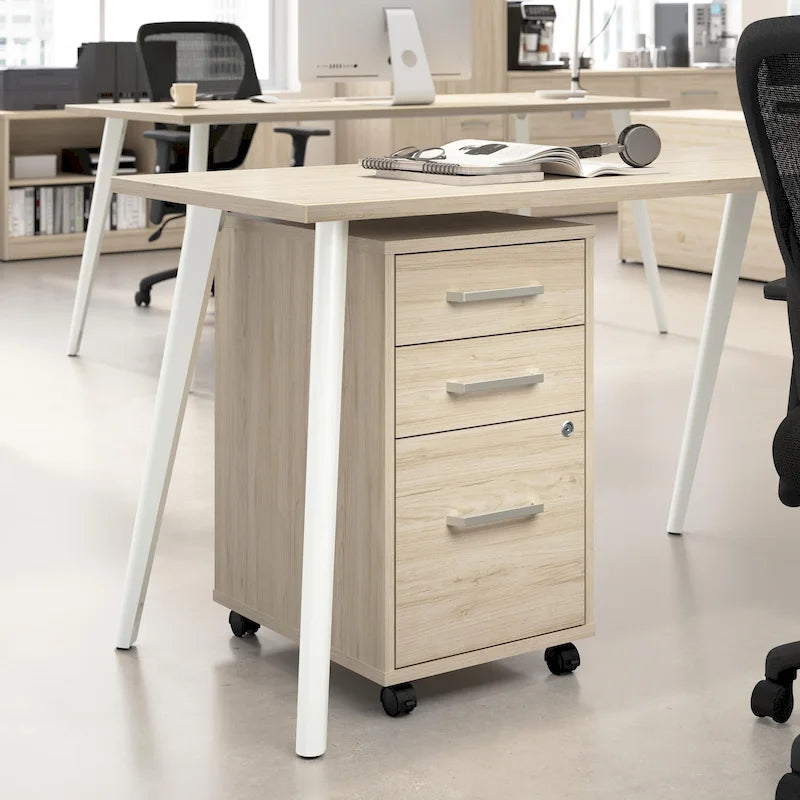 3 Drawer Mobile File Cabinet