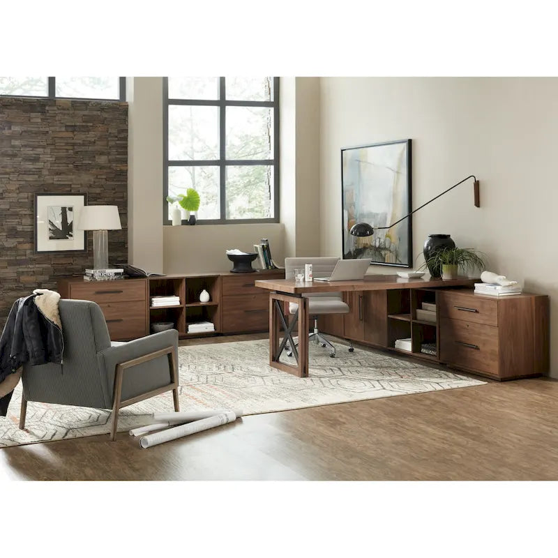 32 Wide Craftsman Style Minimalist Home Office Lateral File