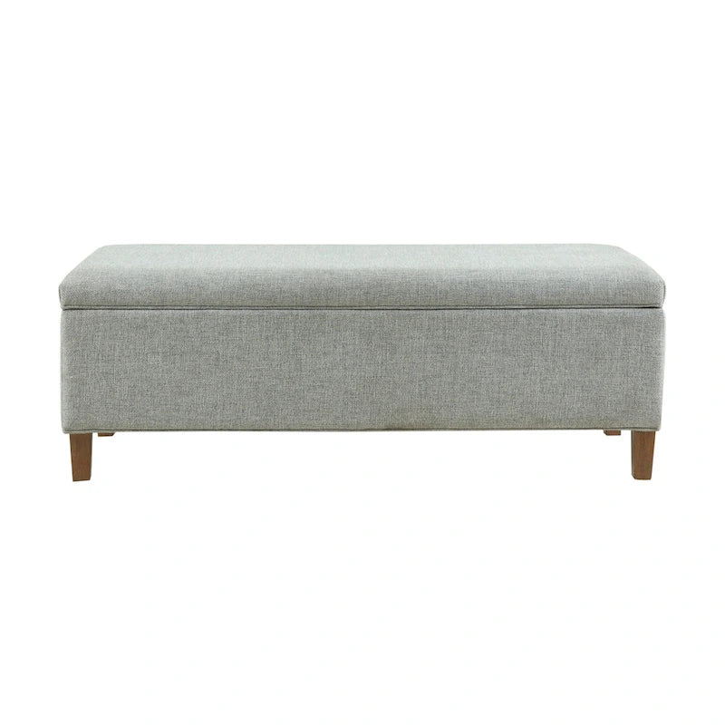 Blue Soft Close Upholstered Storage Bench