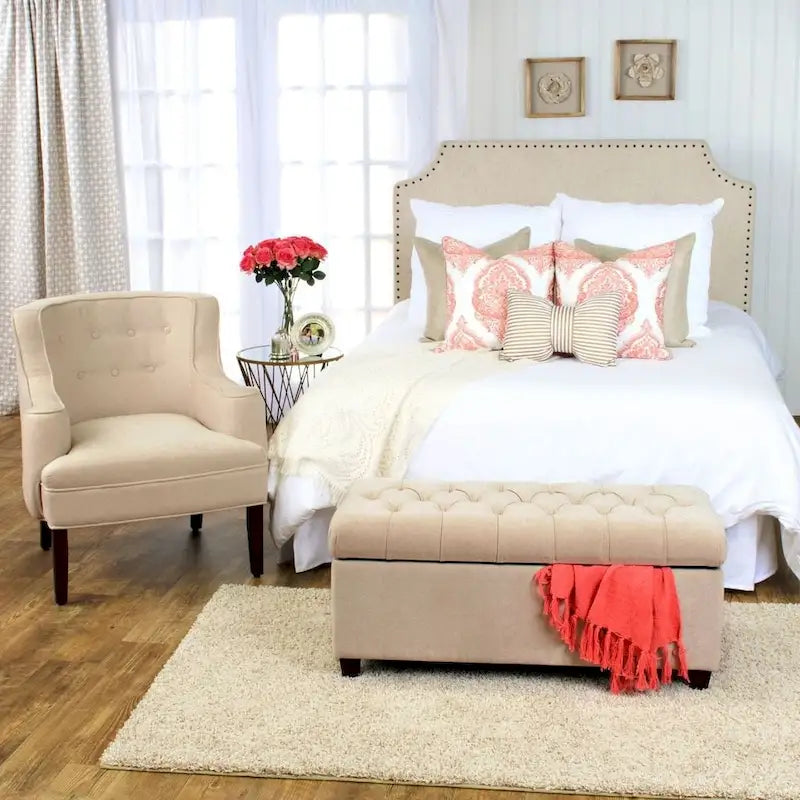 Tufted Storage Bench