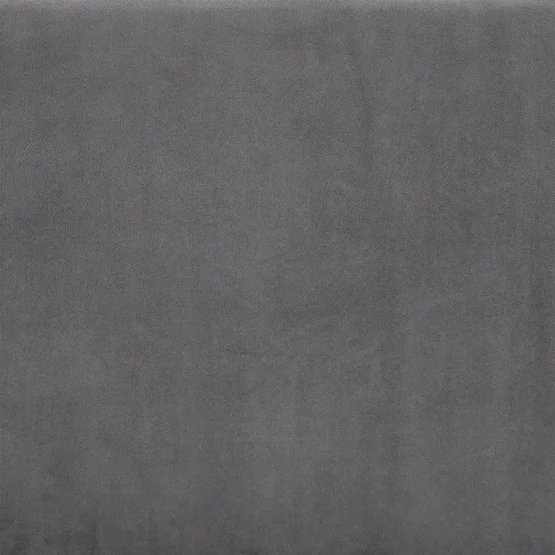Grey Pleated Velvet Lift-Top Storage Bench