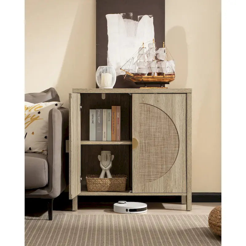 Rattan-Sideboard zur Aufbewahrung