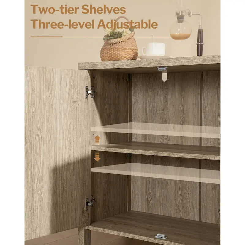 Rattan-Sideboard zur Aufbewahrung