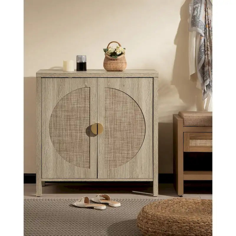 Rattan-Sideboard zur Aufbewahrung