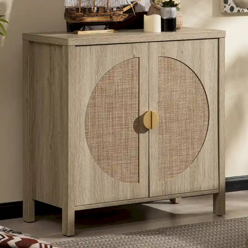 Rattan-Sideboard zur Aufbewahrung