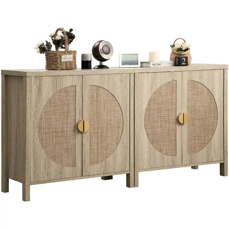 Rattan-Sideboard zur Aufbewahrung