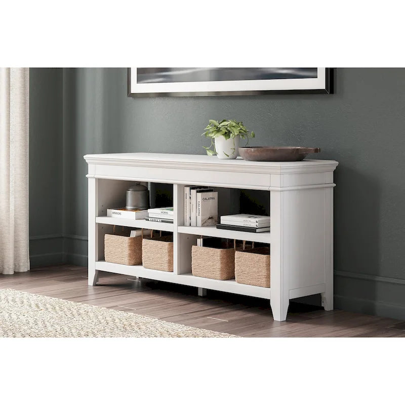 Home Office Credenza with Open Storage