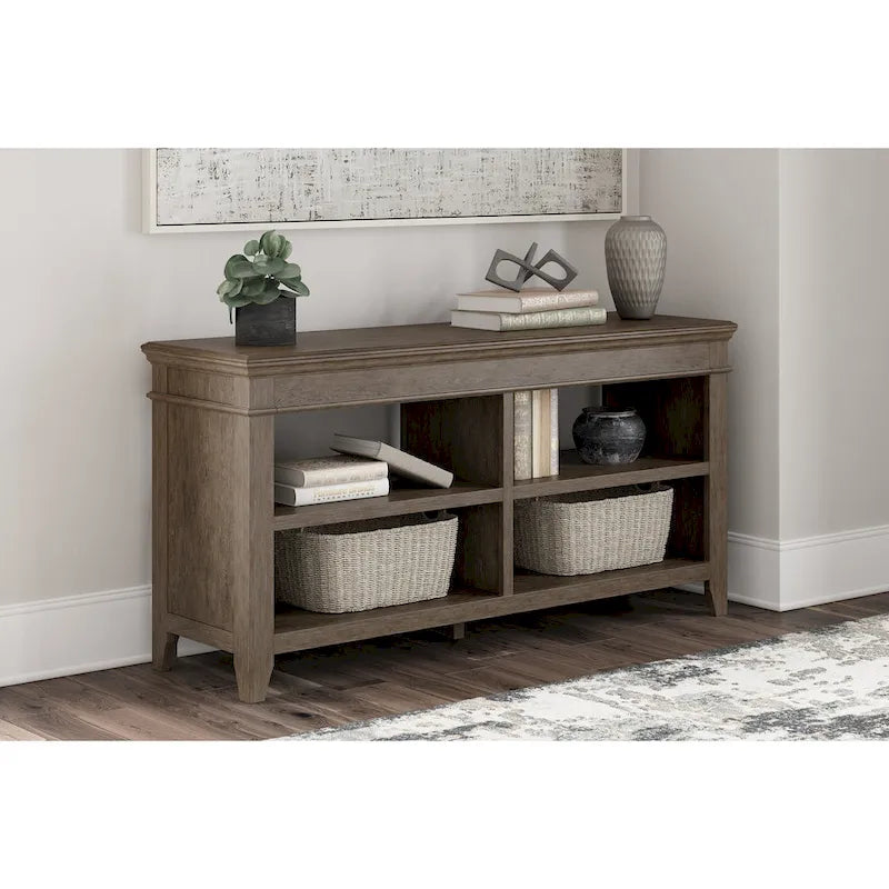 Credenza für das Homeoffice mit offenem Stauraum