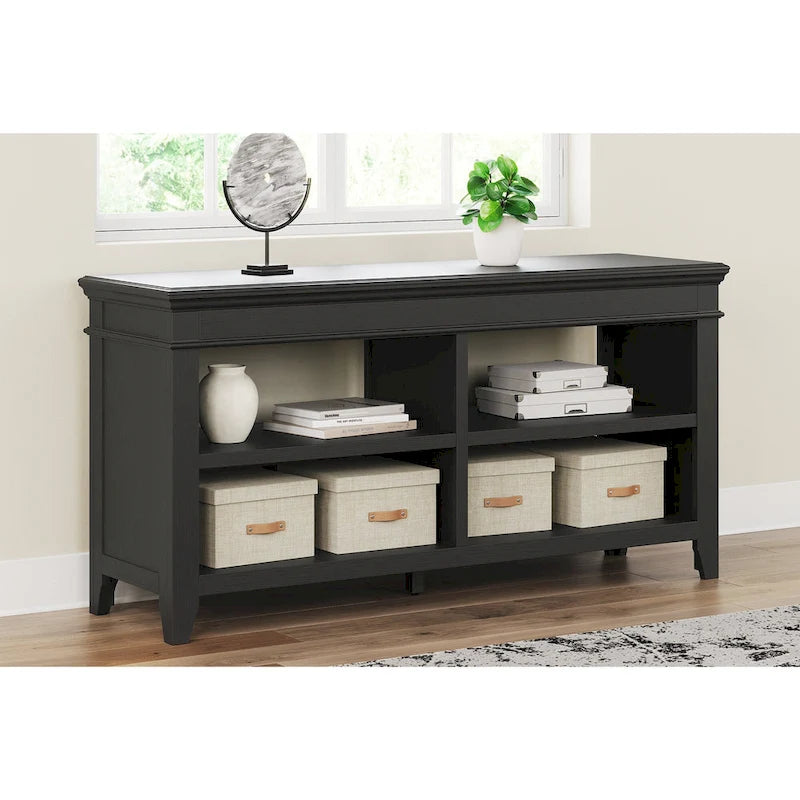 Credenza für das Homeoffice mit offenem Stauraum