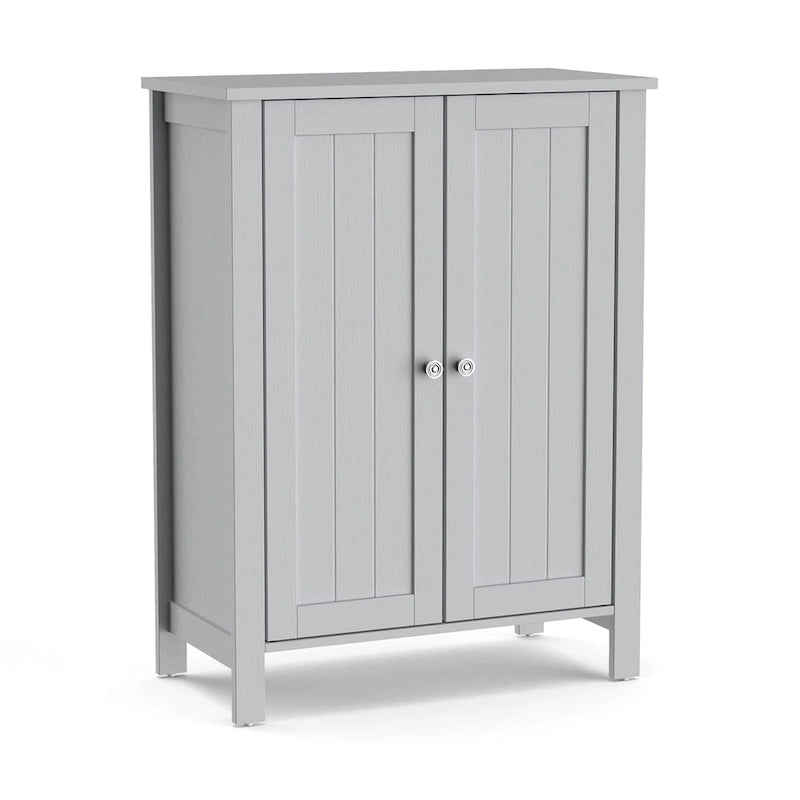 Bathroom Floor Cabinet with Double Doors