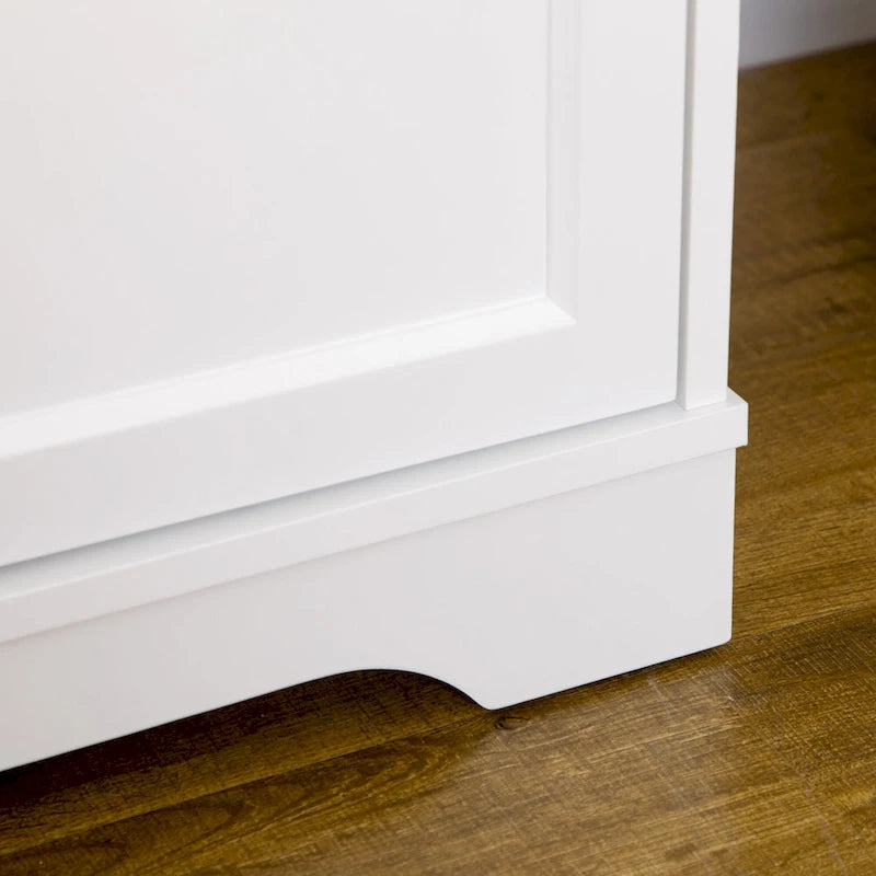 Küchen-Sideboard-Buffetschrank mit 3 Schubladen, Schränken und verstellbarem Einlegeboden