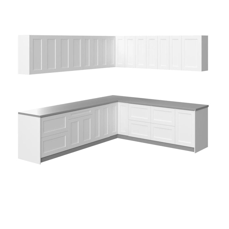 Weiße matte Küchenunterschrankfront - 10x8.5Ft breit (102x120)