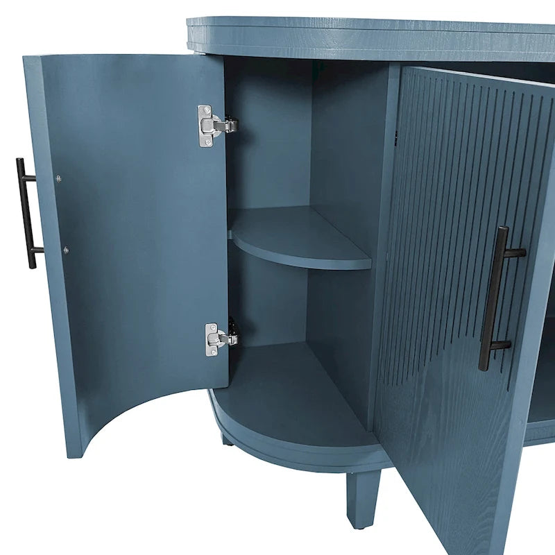 Geschwungenes Sideboard mit Stauraum