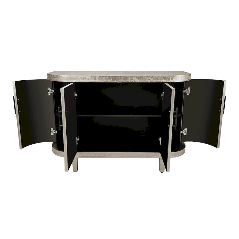 Geschwungenes Sideboard mit Stauraum