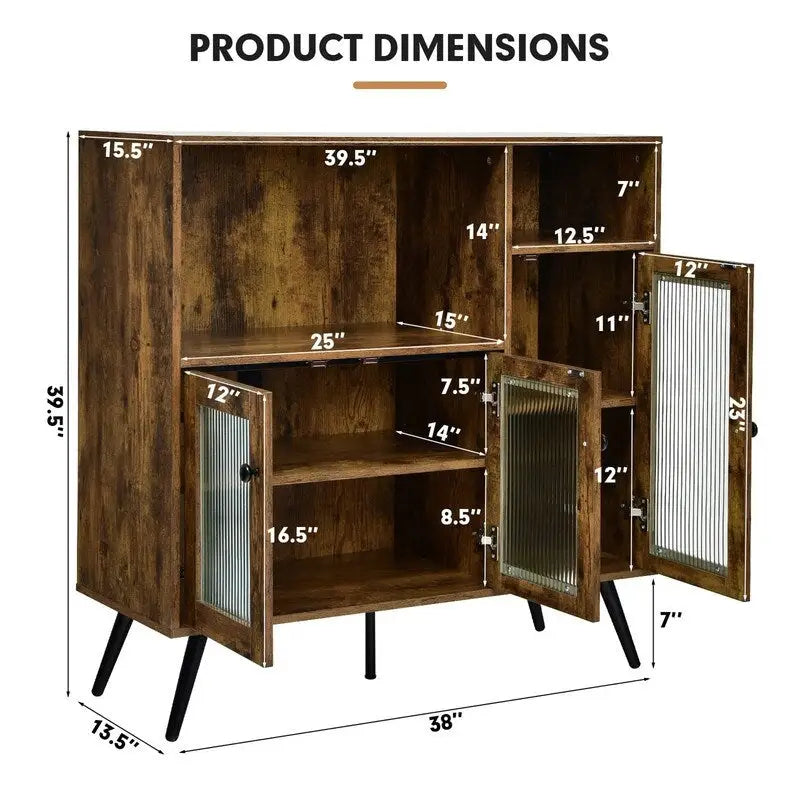 Buffet-Sideboard - 13.5D x 39.5W x 39.5H