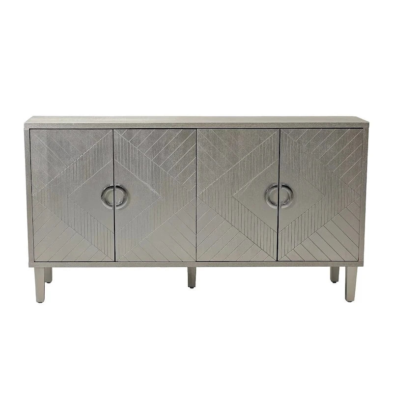 60-Inch 4-Door Storage Sideboard