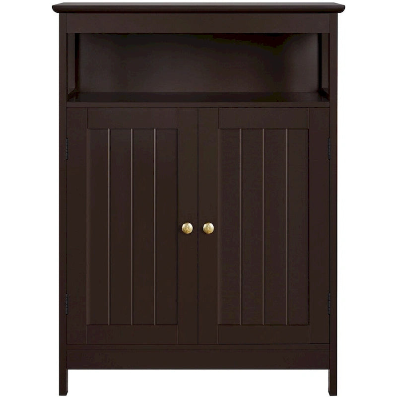 Bathroom Storage Cabinet with Adjustable Shelf Floor Rack