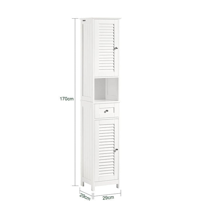 Bathroom Tall Cabinet Storage Shelf