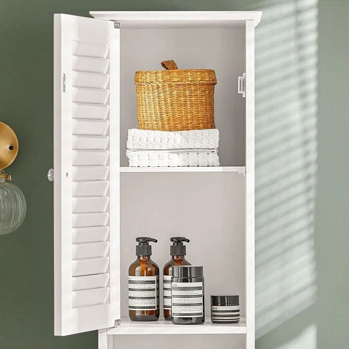 Bathroom Tall Cabinet Storage Shelf