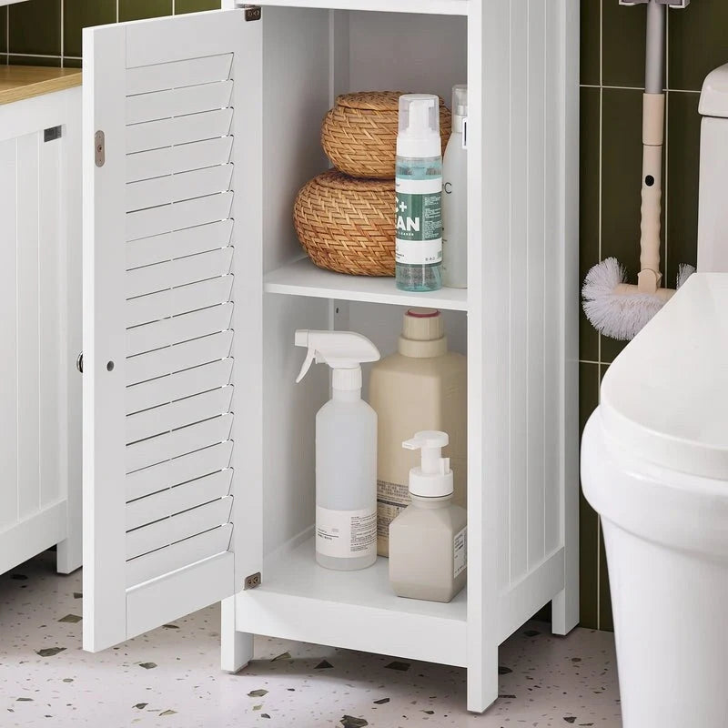 Bathroom Tall Cabinet Storage Shelf