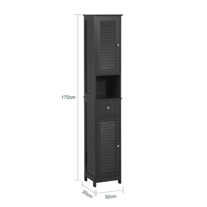 Bathroom Tall Cabinet Storage Shelf