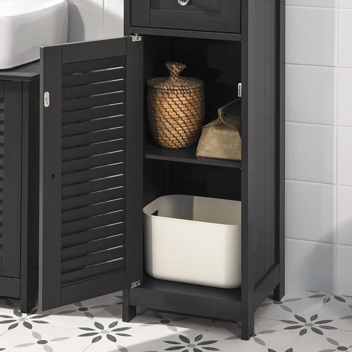 Bathroom Tall Cabinet Storage Shelf