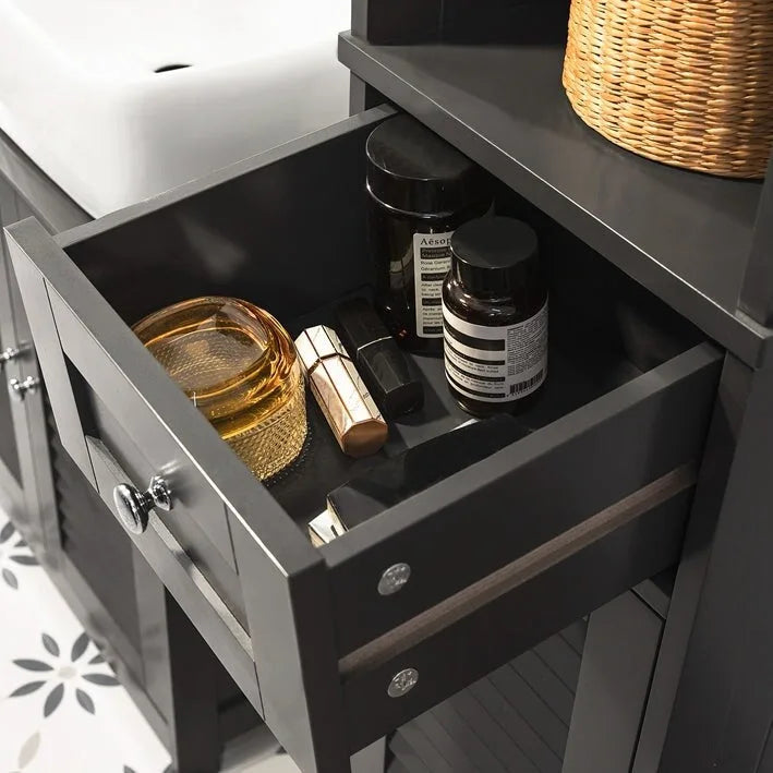 Bathroom Tall Cabinet Storage Shelf