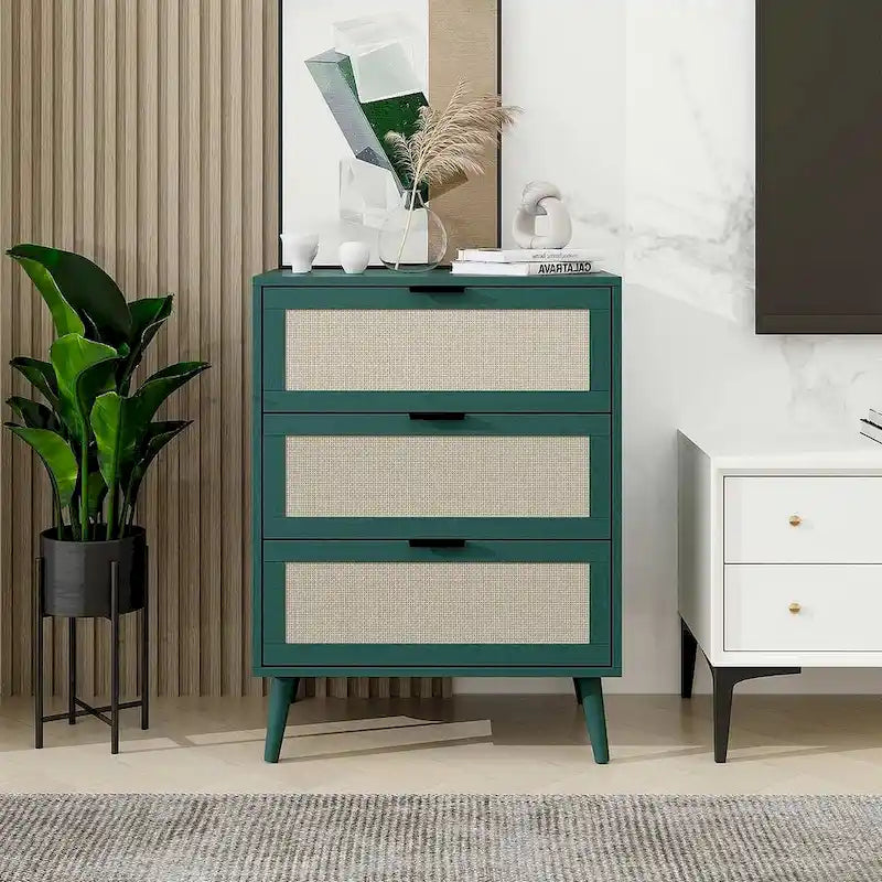 3 Drawer Cabinet Night Stand for Bedroom and Living Room