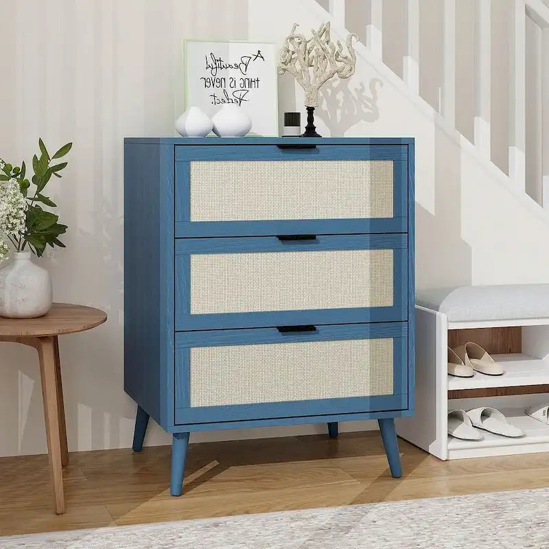 3 Drawer Cabinet Night Stand for Bedroom and Living Room