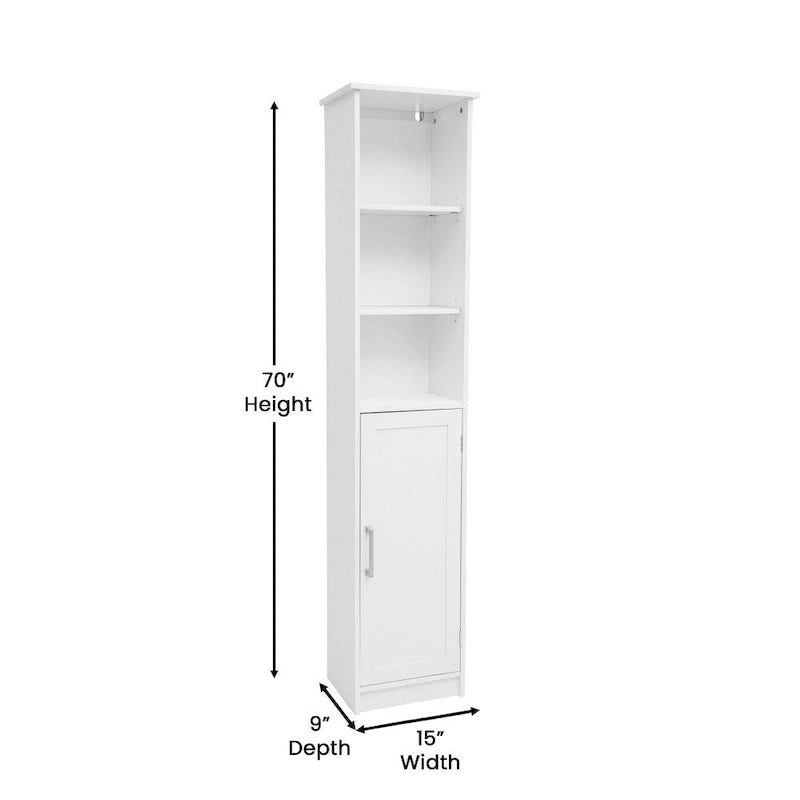 Tall Linen Tower Storage Organizer